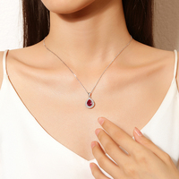 Dan Jewelry Zirkoon hanger ketting voor jubileum, Valentijnscadeau, 5A Kubieke Zirkonia
