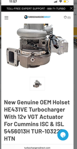 Турбокомпрессор HE431VE 6032695 881471-5008S, высокое качество, турбонагнетатель 12 В, ISC, 5456013 ч, часть строительной техники - Product Image 4
