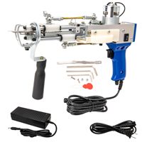 Vente directe usine : Kit de pistolet à tufter deux-en-un pour débutants, machine à tufter, à tisser et à broder pour la fabrication de tapis