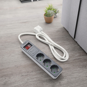 Công nghiệp 3-cách mở rộng ổ cắm điện dải với 16A bảo vệ tăng 3 AC cửa hàng và 2 USB một cổng - Product Image 2