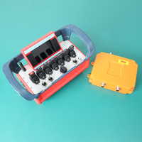 Convertidor de Frecuencia Industrial, Terminal de Control Inalámbrico con 7 Palancas de Mando y Pantalla LCD para Camión Bomba de Concreto de 6 Etapas