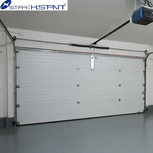 2020 Porte De Garage sectionnelle automatique personnalisée en aluminium Volet roulant automatique Porte de Garage avec petite porte