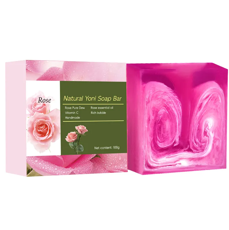 Marque privée Offre Spéciale Huile essentielle naturelle Savon fait main Rose Lavande Bain nettoyant Savons naturels