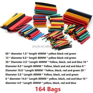 328 ท่อหดแบบใช้ความร้อนที่เป็นมิตรต่อสิ่งแวดล้อม บรรจุในถุง ชุดปลอกหุ้มสายไฟฟ้า เทปฉนวนกันความร้อนแบบหดตัว - Product Image 5