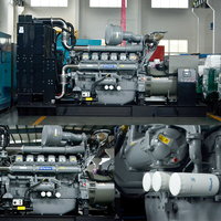 Günstiger Preis für Leistungsstarken 1200kW 1500kVA Dieselgenerator mit Niedrigem Kraftstoffverbrauch, Offener Bauweise, Schallgedämpft, 480V, Automatischer Start