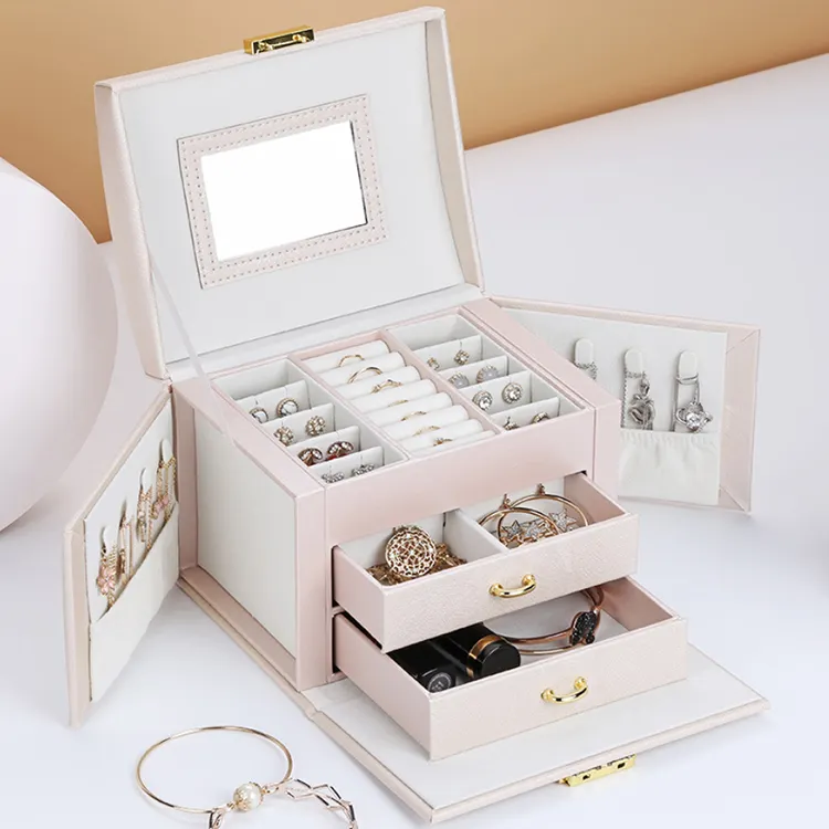 Ящик для хранения ювелирных изделий N1587, упаковочная коробка для хранения серег, витрина для демонстрации колец и ювелирных изделий