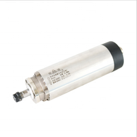 Moteur de broche de refroidissement par air 800W 20000RPM 110V Alimentation Régulateur de vitesse Broche de gravure CNC