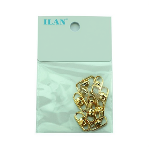 Portachiavi Iln 20 mm in oro K, confezione da 10 pezzi - Product Image 2