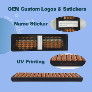 Studente divertente matematica giocattolo calcolatrice <span class=keywords><strong>telaio</strong></span> <span class=keywords><strong>perline</strong></span> di plastica classico strumenti di abaco cinese 7 9 11 13 15 17 aste Soroban in vendita - Product Image 4