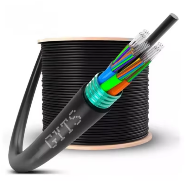 2 4 6 8 12 16 24 48 96 144 Core GYTS Direct Burial Underground and Armored Outdoor Optical Fiber Cable