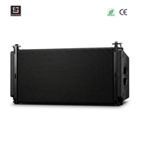Lase Sound Vera36 Çift 10 İnç Line Array Hoparlörler ve 18 İnç Subwoofer Hoparlörlü Ses Sistemi Profesyonel Ses