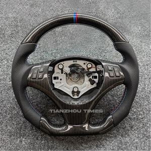 Volante Led de fibra de carbono X5 X6 Z3 Z4 1 3 5 6 7 8 Series adecuado para <span class=keywords><strong>BMW</strong></span> E53 E70 E71 <span class=keywords><strong>E36</strong></span> E85 E86 E89 E90 E60 E46 E92 E39 - Product Image 2