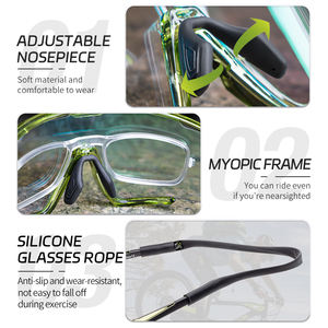 KAPVOE fotocromatico HD occhiali da ciclismo con lenti rivestite fotocromatiche TR90 sport occhiali da sole uomo donna bici occhiali - Product Image 3