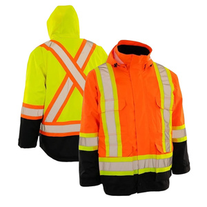 Chaqueta Reflectante Reforzada de Fábrica, Uniforme de Seguridad para Trabajadores de Minería y Construcción para Hombre - Product Image 1