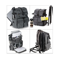 Sac à dos multifonctionnel pour appareil photo numérique imperméable, même style, support pour trépied, sac à bandoulière en polyester, sac pour ordinateur portable