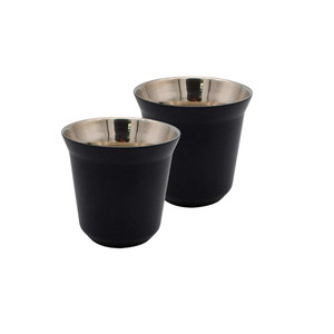 Café expresso Double paroi <span class=keywords><strong>Thermos</strong></span> Capsule café thé boisson tasses ensemble tasses à expresso en acier inoxydable tasse à expresso - Product Image 2