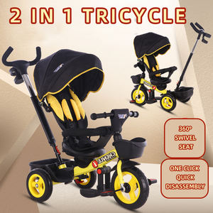 Triciclos Plegables 3 en 1 para Niños de Singapur, para Edades de 1.5 a 4 Años, con Música - Product Image 5