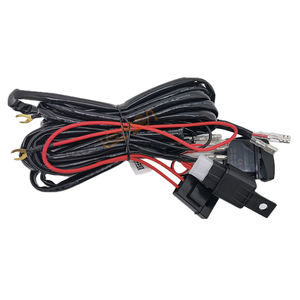XIONGWEI XW-42 12V Kit Harness Strip LED, 40amp Relay 2 LEAD GRATIS Fuse Warping Switch tembaga konduktor karet jaket elektronik - Product Image 4