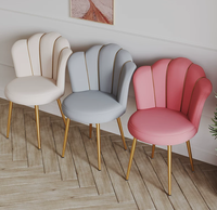 Chaise de maquillage et tabouret de manucure en métal de luxe, portable, durable et de haute qualité pour usage commercial