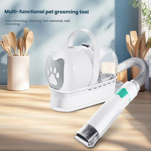 <span class=keywords><strong>Prix</strong></span> d'usine, faible niveau sonore 69 dB, brosse de toilettage pour poils de <span class=keywords><strong>chien</strong></span>, kit de toilettage intelligent 7 en 1 pour animaux de compagnie avec tuyau de 1,5 m et réservoir de poussière de 1 L - Product Image 3