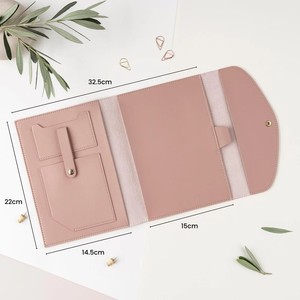 Agenda <span class=keywords><strong>de</strong></span> Negocios Multifuncional A5 <span class=keywords><strong>de</strong></span> Cuero PU con Logotipo Personalizado, Organizador <span class=keywords><strong>de</strong></span> Papel para Portafolio, Libreta <span class=keywords><strong>de</strong></span> Negocios <span class=keywords><strong>de</strong></span> <span class=keywords><strong>Tres</strong></span> Pliegues - Product Image 4