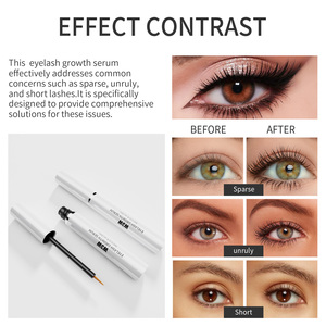 Sérum Líquido para Crecimiento de <span class=keywords><strong>Pestañas</strong></span> y Cejas de Marca Privada con Péptidos y Fibras de Seda 4D para Ojos - Product Image 4