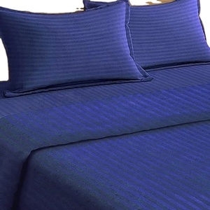 Vente en gros Offre Spéciale 100% Polyester, ensemble de draps de lit à rayures en relief, tissu personnalisable pour drap-housse pour ensemble de draps de lit - Product Image 4