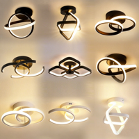 Lámpara de Techo LED Moderna para Pasillo, Corredor, Cuadrada, Redonda, de Superficie, Luz LED de Techo para Interiores, Decorativa para el Hogar, Luz para Pasillo