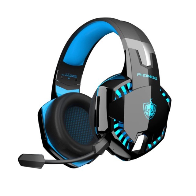 PS5 7.1 Gaming Headset for PC / Xbox One / PS4 G2000 Wireless Bluetth Over Ear Headphones with Detachable Noise Cancelling Mic