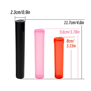 หลอดพลาสติกแบบเปิดฝา D19H116 มม. พร้อมสติกเกอร์ พิมพ์โลโก้ตามสั่ง ขายส่ง - Product Image 5