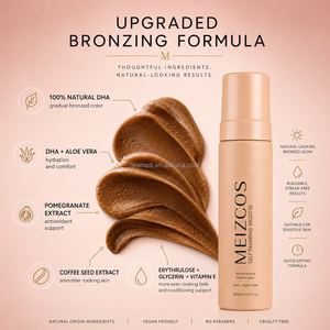 Espuma Autobronceadora <span class=keywords><strong>con</strong></span> Ingredientes Orgánicos OEM, Crema Autobronceadora Instantánea para Exteriores, Bronceador Corporal Natural, Kit de Bronceado - Product Image 2