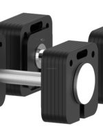 Ensemble d'haltères réglables en acier noir Dinuo Factory Wholesale 36 kg (80 lb) à insertion rapide 3-en-1 pour l'entraînement de la force des bras