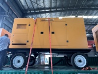 Mobiles Kraftwerk 60kVA 50kW Silent Diesel Generator mit Anhänger und Rädern
