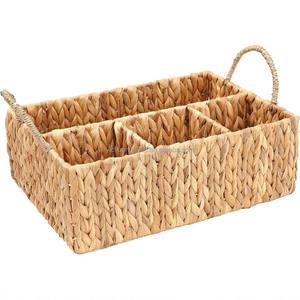 Contenitori in Rattan Intrecciato a 6 Scomparti per Alimenti, Trucchi, Regali, Organizzatore per Scarpe e Cucina, Cestini Portaoggetti - Product Image 2