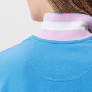 Polo azul cielo para mujer, de poliéster, para golf, que absorbe la humedad, de secado rápido, ligero, de manga corta. - Product Image 6
