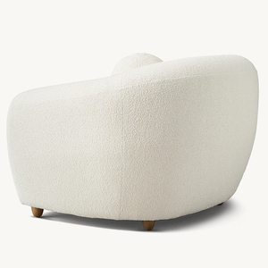 Thiết kế Hiện Đại Đồ nội thất trong nhà khung gỗ rắn thoải mái bọc phong cách cổ điển phòng khách <span class=keywords><strong>sofa</strong></span> đơn - Product Image 4