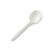 Ensemble de couverts biodégradables en amidon de maïs, durables, couteau, fourchette, cuillère, ensemble de couverts en amidon de maïs