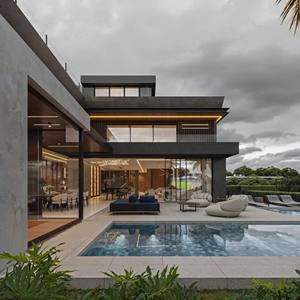 Ville moderne di lusso della struttura d'acciaio fatte cinesi con le case prefabbricate rispettose dell'ambiente usate per gli hotel di vacanza - Product Image 2