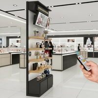 Étagère murale de décoration de magasin en métal personnalisée, vitrine de salon de beauté, présentoir de cosmétiques pour boutique