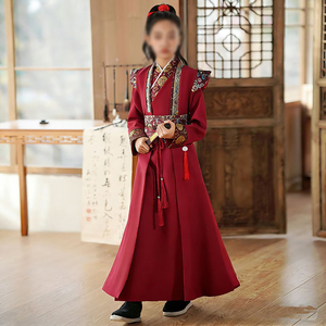 Halk dansları kız Tang takım elbise antik kostüm çocuk setleri gösterisi peri Hanfu takım elbise çocuk Cosplay yapmak bebek kıyafetleri kız elbise - Product Image 2