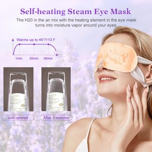 Mascarilla de Vapor <span class=keywords><strong>para</strong></span> Ojos al por Mayor, Fabricante OEM de China, Mascarilla de Vapor Caliente Desechable con Lavanda <span class=keywords><strong>para</strong></span> <span class=keywords><strong>Dormir</strong></span> - Product Image 2