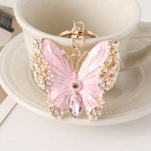 New Glazed butterfly Enamel-plated Oil Drip Brooch Keychain for Dual-purpose Coat Brooch Bag Pendant and <b>Small</b> <b>Gift</b> - Product Image 6