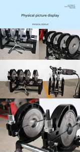 Machine à souder à chaud 50 mm 200 mm pour tuyaux en PE, soudeuse en plastique polyéthylène, soudeuse à chaud pour matériaux en polyéthylène - Product Image 3