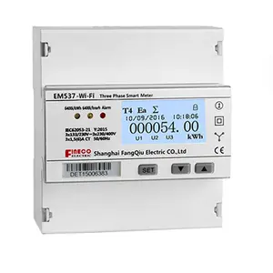 EM537-WiFi 3*133/230V 3*230/400V 5(65) Ein drahtloser kwh digitaler bidirektion aler Leistungs messer