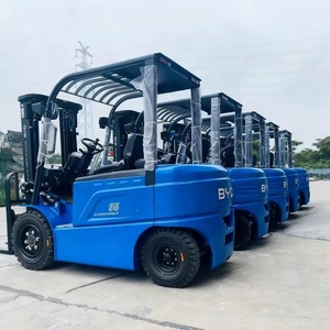 Electric Ride-On Forklift CPD30 CPD35 Dual Drive Battery Powered Counterbalance Truck 3T 3.5T Warehouse Forklift - Product Image 3