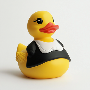 Tùy Chỉnh Bóp Vàng Cao Su Vịt Đồ Chơi Trẻ Em Quà Tặng Sinh Nhật Bơi Tắm Đồ Chơi Tắm Vịt Tiếng rít Cao Su Vịt Cho Bé Tắm - Product Image 5