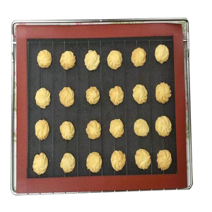 Cao cấp không dính Silicone <span class=keywords><strong>Baking</strong></span> Mat cho bánh mì lò lót đục hấp lưới Pad - Product Image 2