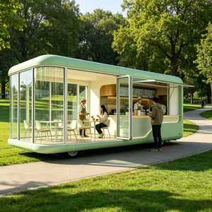 Nouvelle Voiture Mobile Électrique Commerciale Multifonctionnelle pour la Restauration Extérieure, la Vente de Crèmes Glacées et les Petits-Déjeuners, au Design Simple et Tendance - Product Image 2