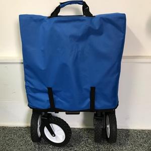 Chariot pliable <span class=keywords><strong>à</strong></span> 4 roues, chariot <span class=keywords><strong>à</strong></span> poussoir pour l'extérieur, livraison facile - Product Image 6