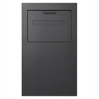 Boîte à colis murale moderne en gros, antivol, verrouillable, étanche, en métal, pour extérieur, avec support OEM personnalisé